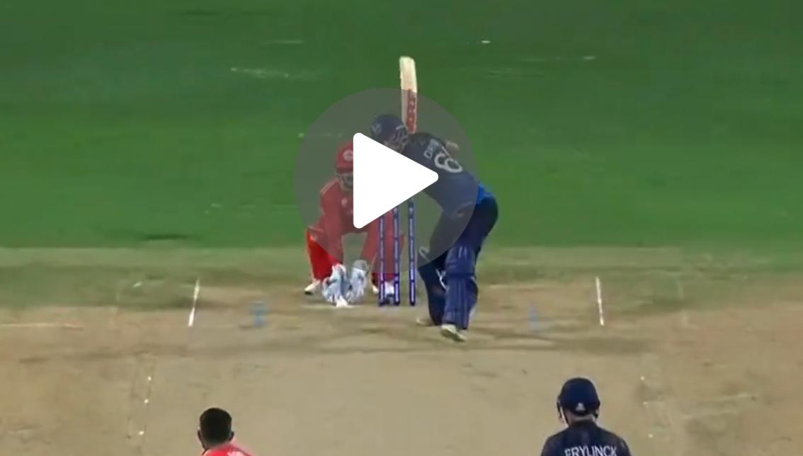 [Watch] 6, W! Oman Captain Aqib Ilyas 'Gets His Revenge' Against Namibia Opener